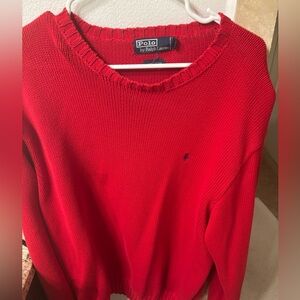 Ralph Lauren red sweater